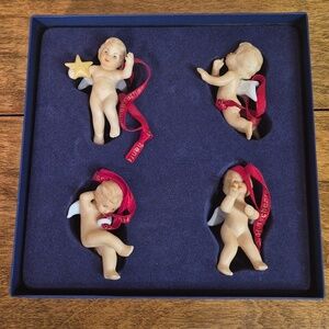 HUTSCHENREUTHER Vintage Porcelain Heavenly Christmas Tree Decoration Angels